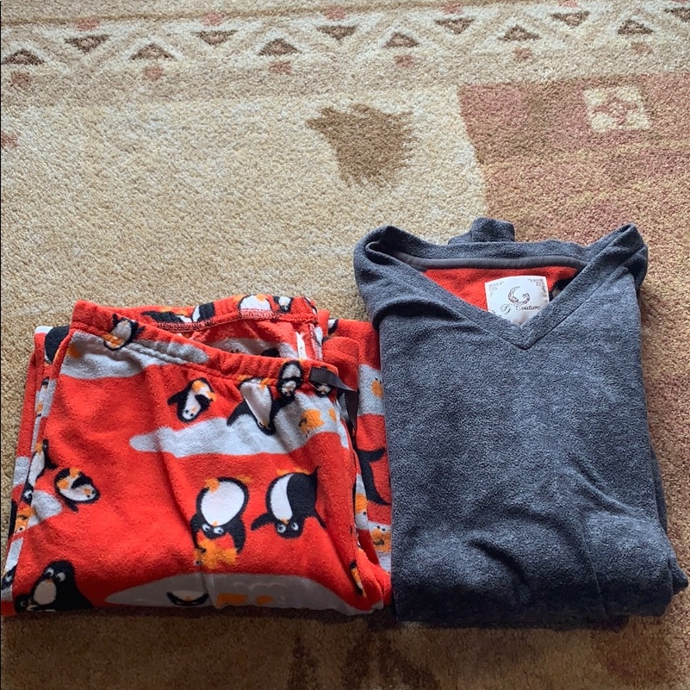 Fleece pajama set